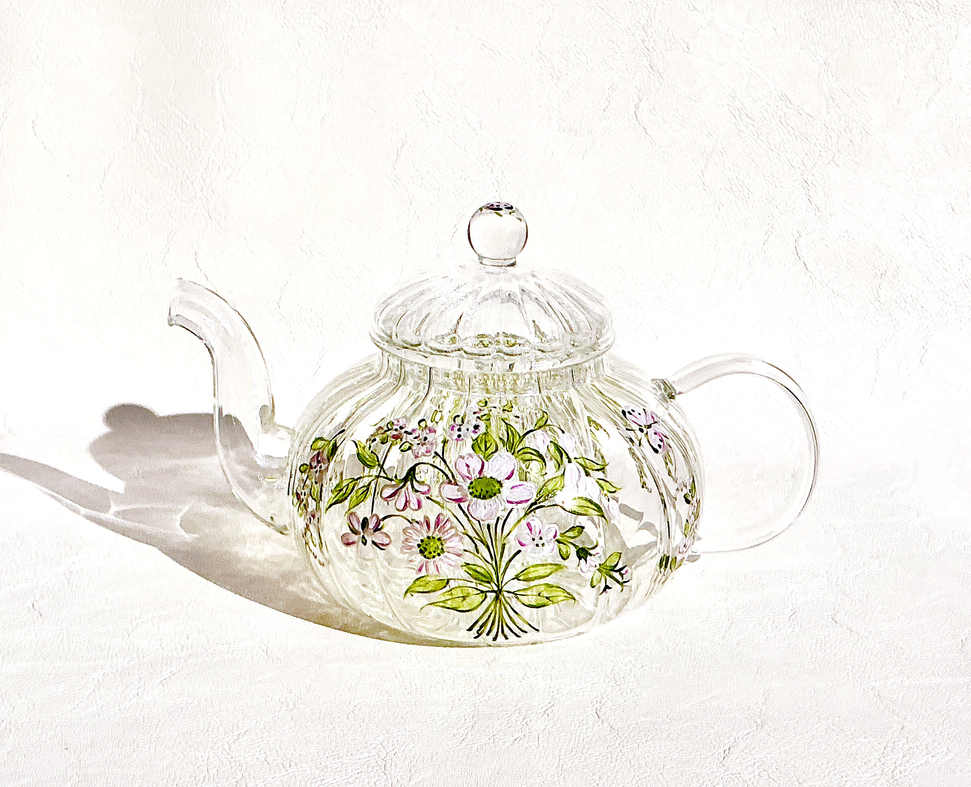 耐熱クラシカルポット【Little bouquet Pink】