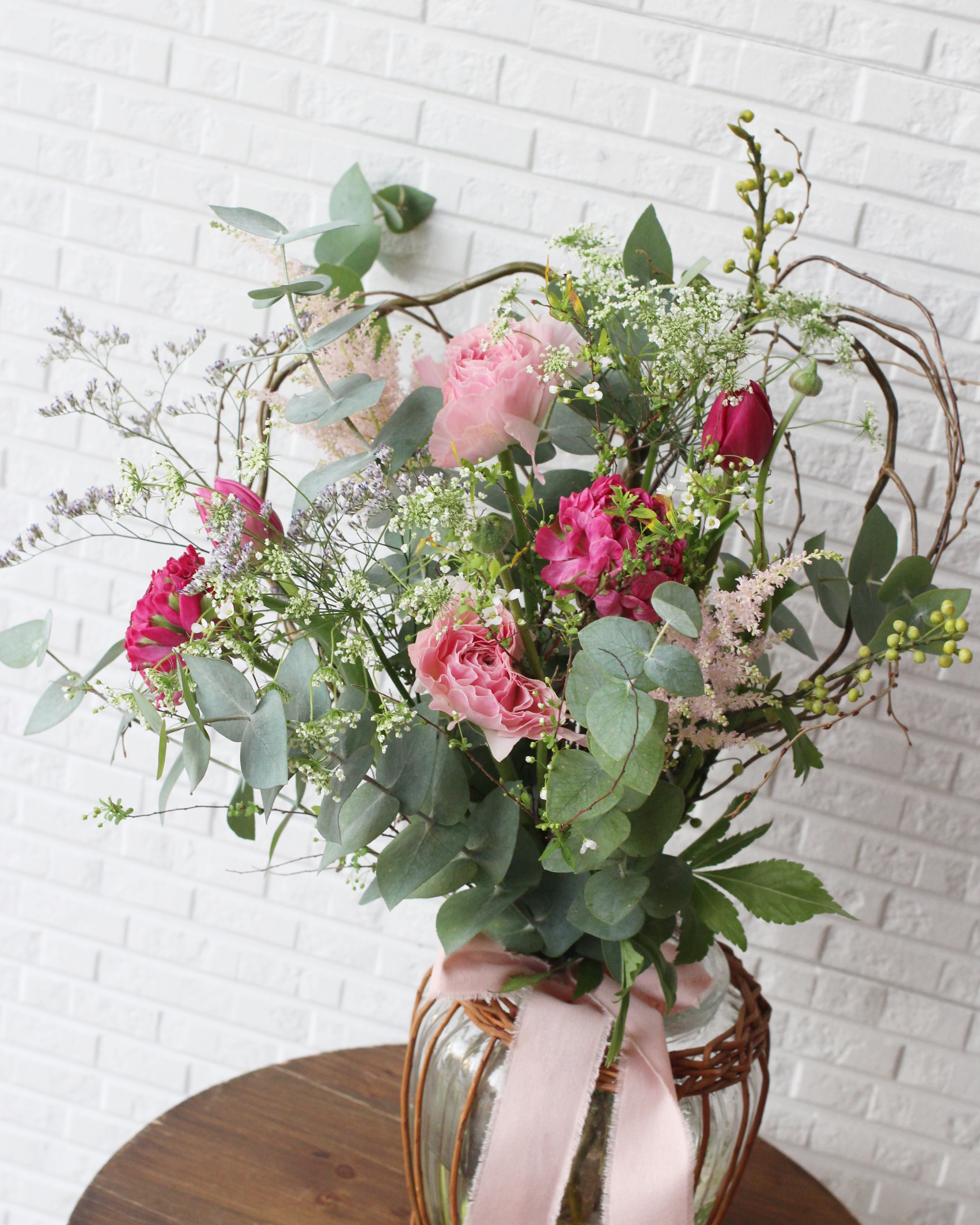 フレッシュハートブーケ