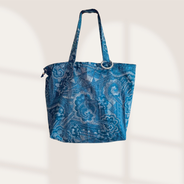 リバティ ディスコ・フィーバー大きめサブバッグ(40×50) 軽くて丈夫でコンパクト　贈り物に。