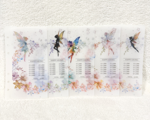 No.61 妖精 savingA6 saving リフィルバインダー貯金韓国 その他雑貨