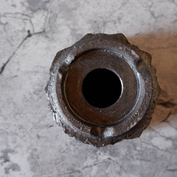 5号窯変黒鉢410　塊根植物　多肉植物　アガベ　盆栽　植木鉢　作家鉢　鉢台　沖縄 7枚目の画像