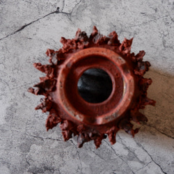 3.5号赤鬼鉢412　塊根植物　多肉植物　アガベ　盆栽　植木鉢　作家鉢　鉢台　沖縄 7枚目の画像