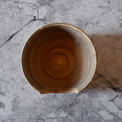 4.5号黄黒練込み裂紋爬虫類シェルター415　昆虫　陶器製　作家もの　沖縄 7枚目の画像