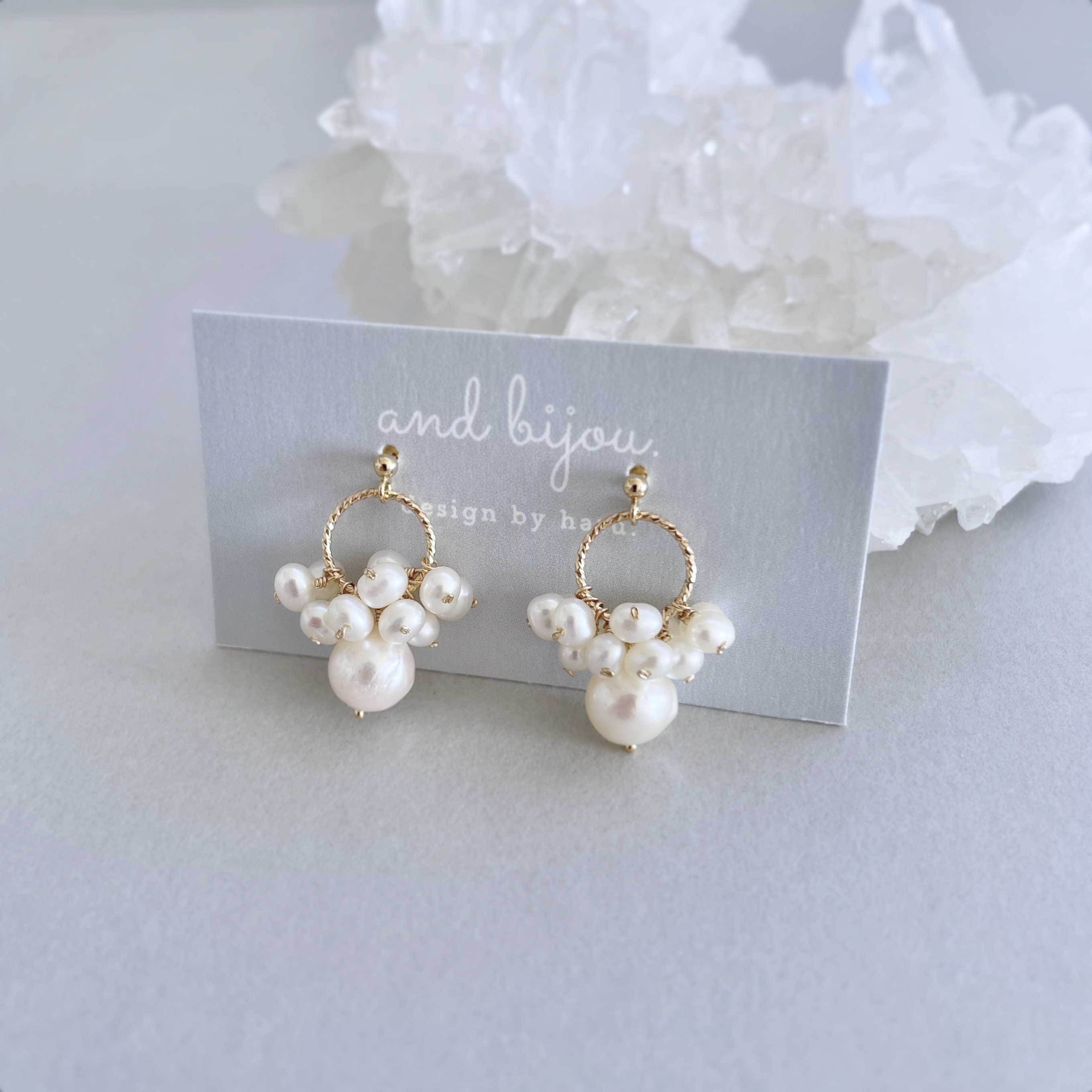 \ギフト人気/ 14kgf あこやパール × 淡水パール ピアス/イヤリング 真珠 誕生石 ギフト オケージョン 卒業式