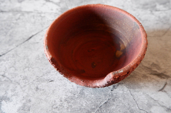 4.5号赤土裂紋爬虫類シェルター417　昆虫　陶器製　作家もの　沖縄 6枚目の画像