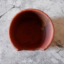 4.5号赤土裂紋爬虫類シェルター417　昆虫　陶器製　作家もの　沖縄 7枚目の画像