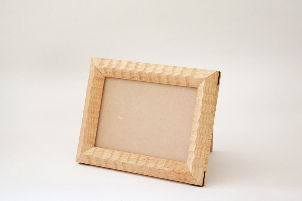 波々フォトフレーム(ハードメープル)