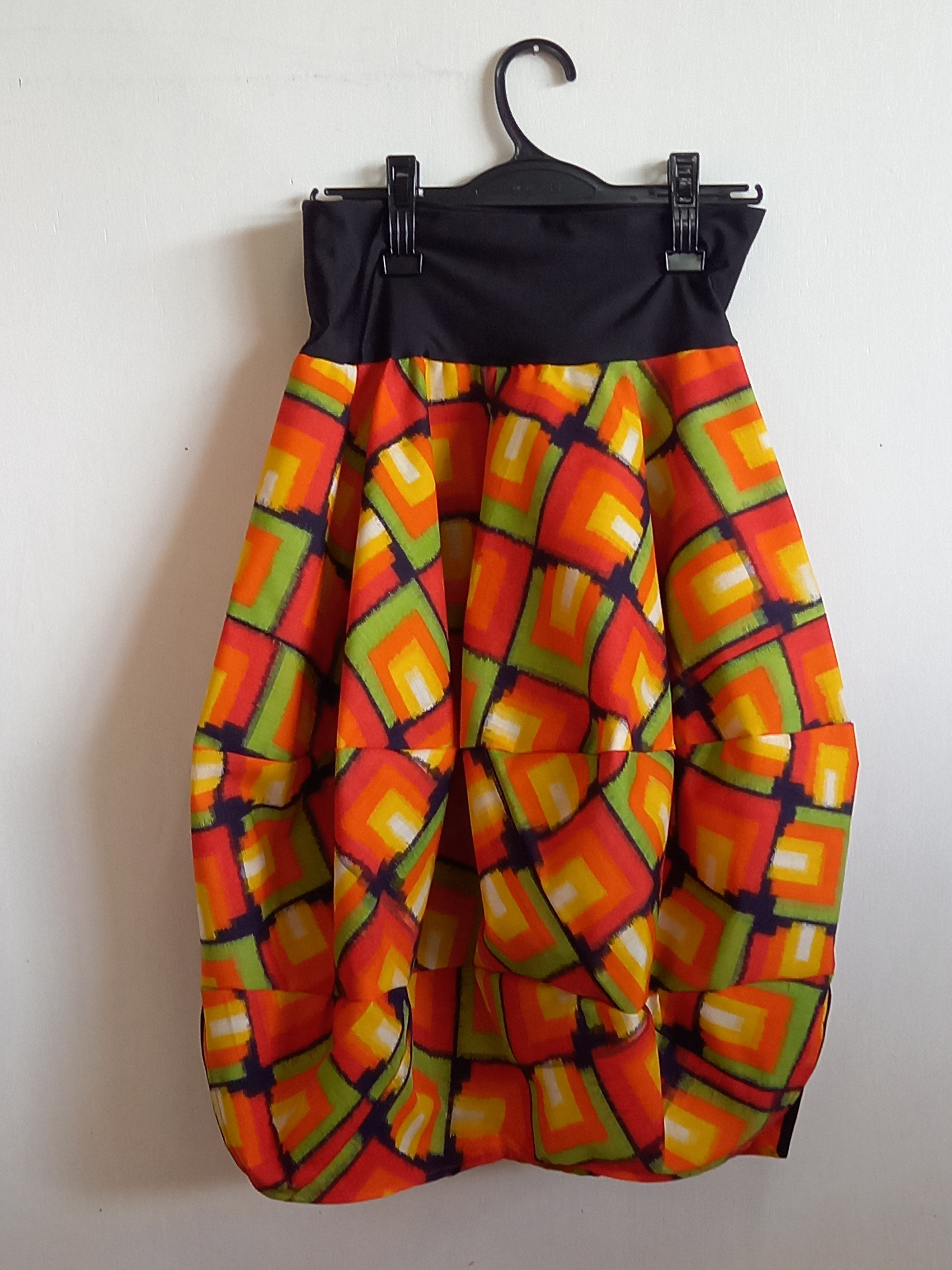 バルーンスカート　着物リメイク