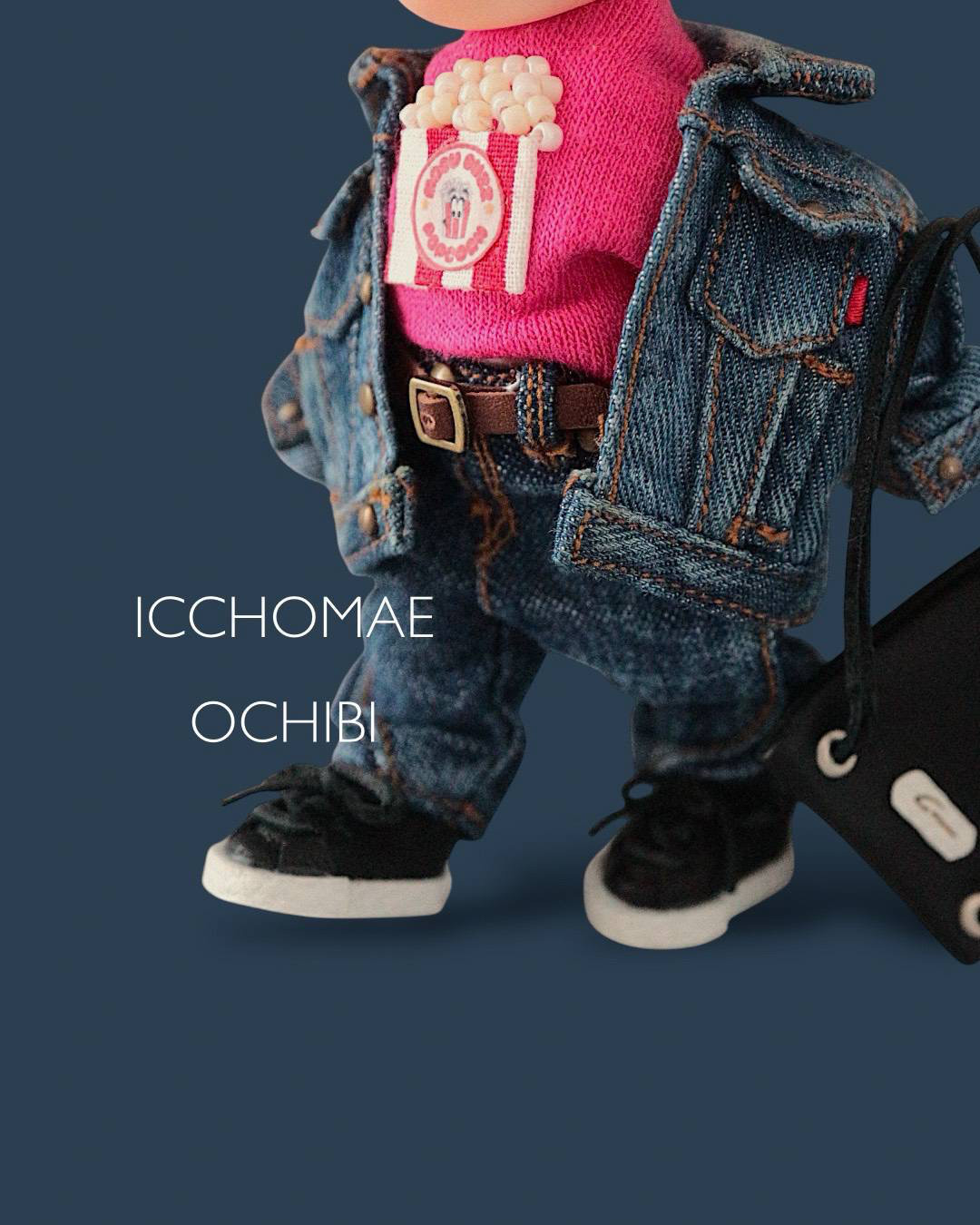 おちび用スニーカー　茶　本革　11cmドール、ピコニーモp、メリーハル