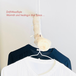 130ｃｍのシンプルでおしゃれな大型流木のハンガーラック 北欧 衣装掛 ハンギング 吊り下げ ハンガーポール N2 4枚目の画像