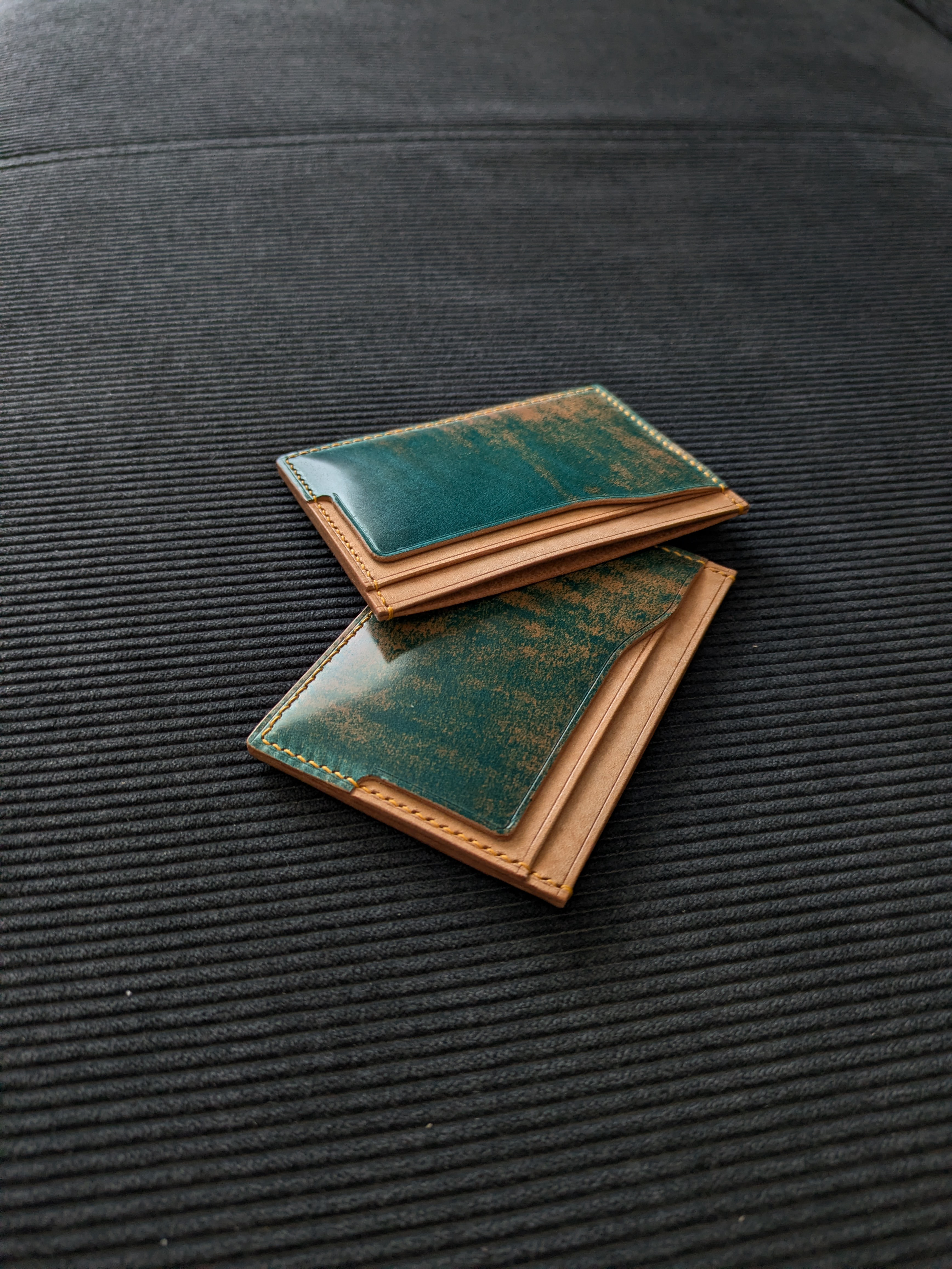 カードケース【ROCADOマーブルシェルコードバン】パスケース　定期入れ