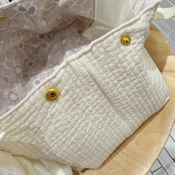 フリル 2way スクエア ヌビキルト トートバッグ♡ 5枚目の画像