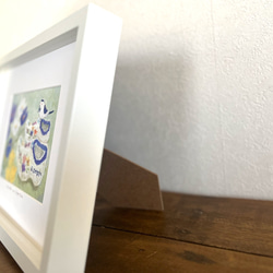 期間限定・額装の原画　オランダの木靴 3枚目の画像