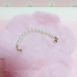 オリジナルドール　お人形　ドレス　バッグチャーム　すずらん　ミント　 doll  プリンセス　アメリカ製レース　チャーム 9枚目の画像