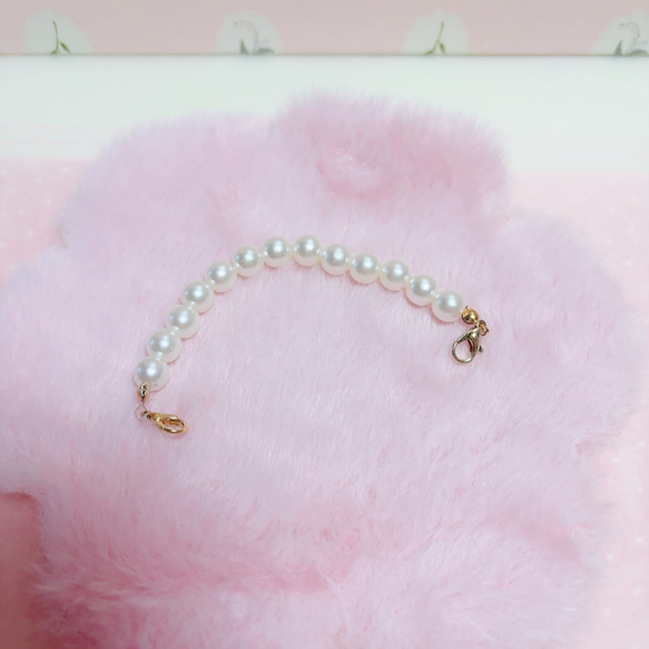 オリジナルドール　お人形　ドレス　バッグチャーム　すずらん　ミント　 doll  プリンセス　アメリカ製レース　チャーム 9枚目の画像