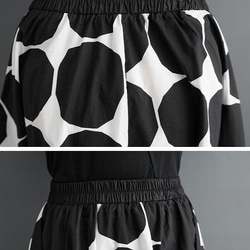 大きいサイズ レディース スカート　ロング　ドット　夏 秋 新品 7枚目の画像