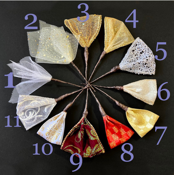 選べる 小物　ダリア と 椿  髪飾り  結婚式　成人式　着物 卒業式 7枚目の画像