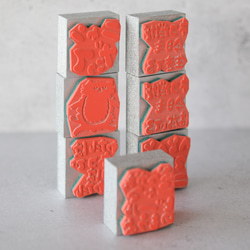 猫の日｜文字はんこ「ネコだけど今日も生きてる」3cm角｜手帳・仕事用 7枚目の画像