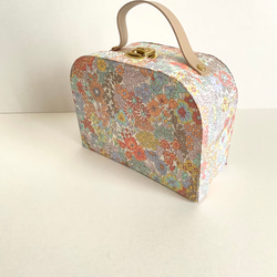 リバティトランク　Mサイズ、カルトナージュボックス《再販》 4枚目の画像