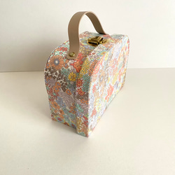 リバティトランク　Mサイズ、カルトナージュボックス《再販》 7枚目の画像