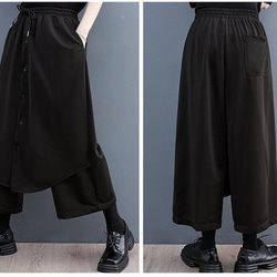 大きいサイズ レディース パンツ　ウエストゴム　春夏 秋 新品 7枚目の画像