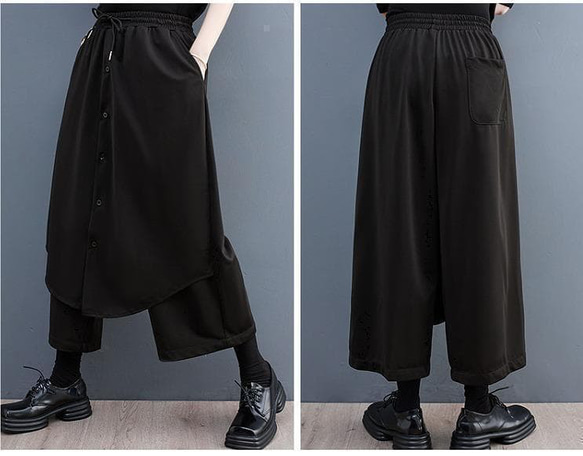 大きいサイズ レディース パンツ　ウエストゴム　春夏 秋 新品 7枚目の画像