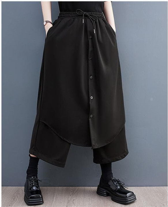 大きいサイズ レディース パンツ　ウエストゴム　春夏 秋 新品 5枚目の画像