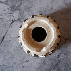 3.5号黒化粧砂岩鉢418　塊根植物　多肉植物　アガベ　盆栽　植木鉢　作家鉢　鉢台　沖縄 7枚目の画像