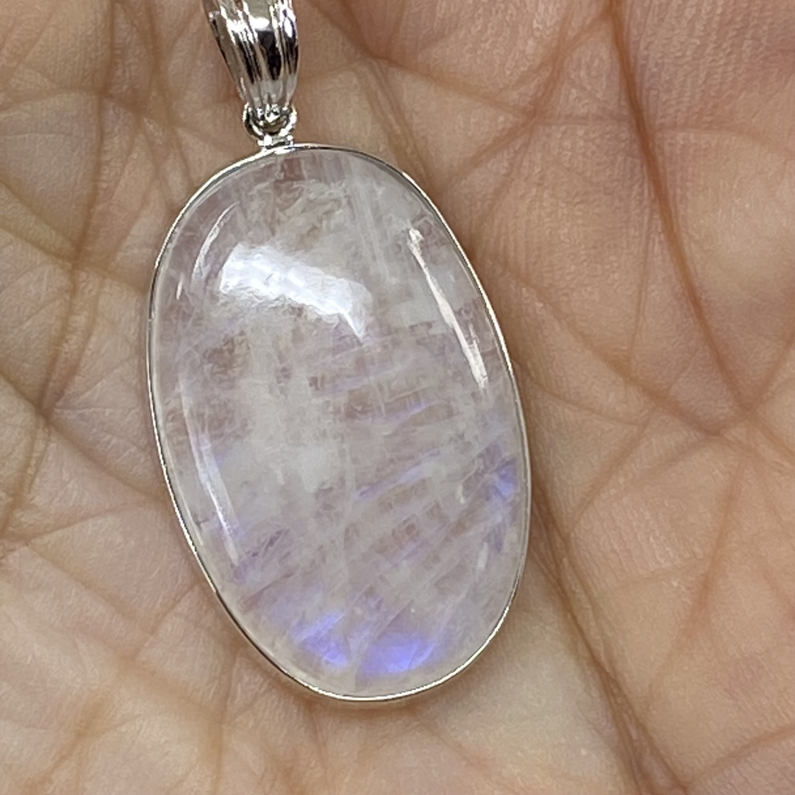 sv925 ホワイトラブラドライト ペンダントトップ（10ct）