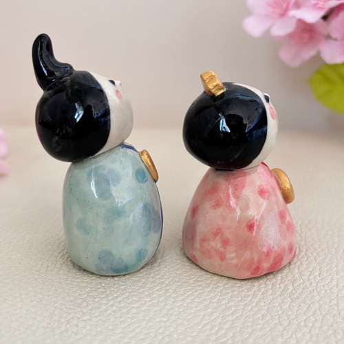 おひな様 ひな祭り ひな人形 陶器 陶雛 桃の節句 立体・オブジェ