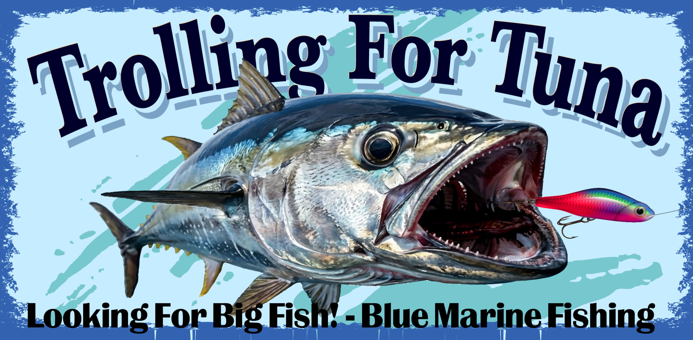 マグロ まぐろ カジキ ゲームフィッシング 釣り 店舗 自宅 ガレージ 照明 ランプ 看板 置物 雑貨 ライトBOX