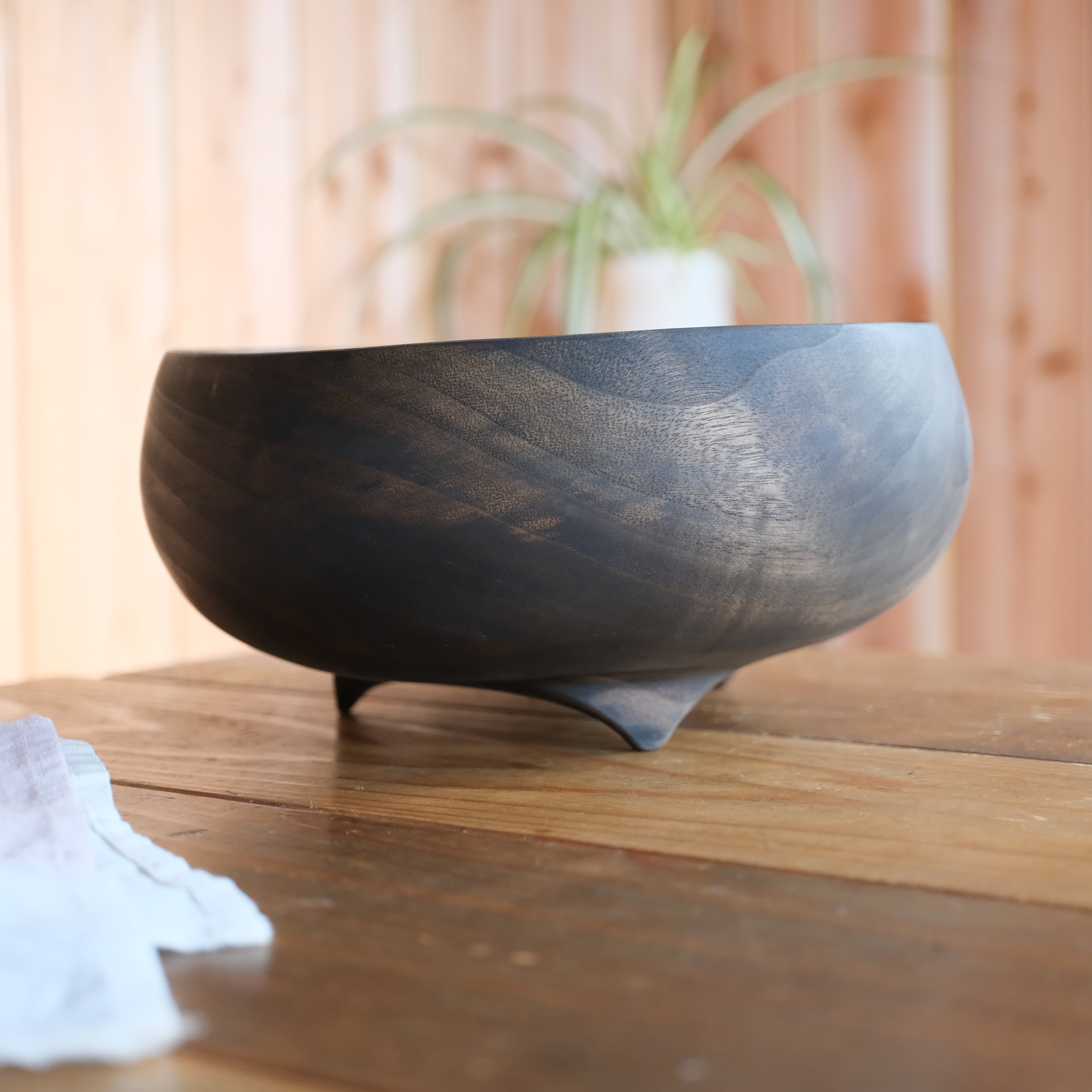 クスノキの三本脚ボウル〈23〉【v1704】