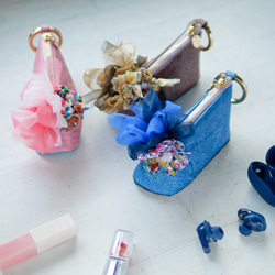 ファスナーのみで出来た】ファスナーポーチ（横12cm x 縦10cm）rfp03