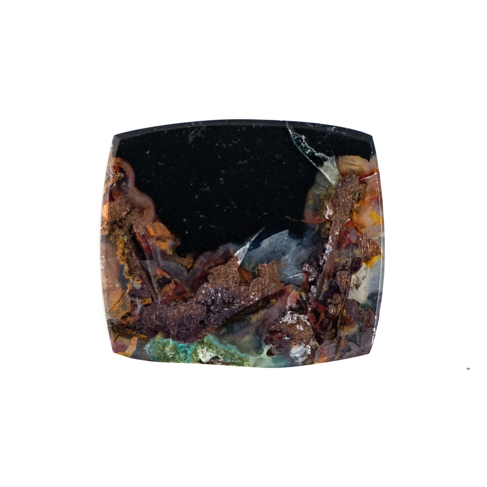 【鮮やかインクルージョン】コッパークリソコラインアゲート 10.3ct