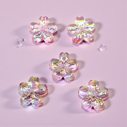 レジン三日月 デコレーションパーツ 2個 ハンドメイド アクセサリー pt