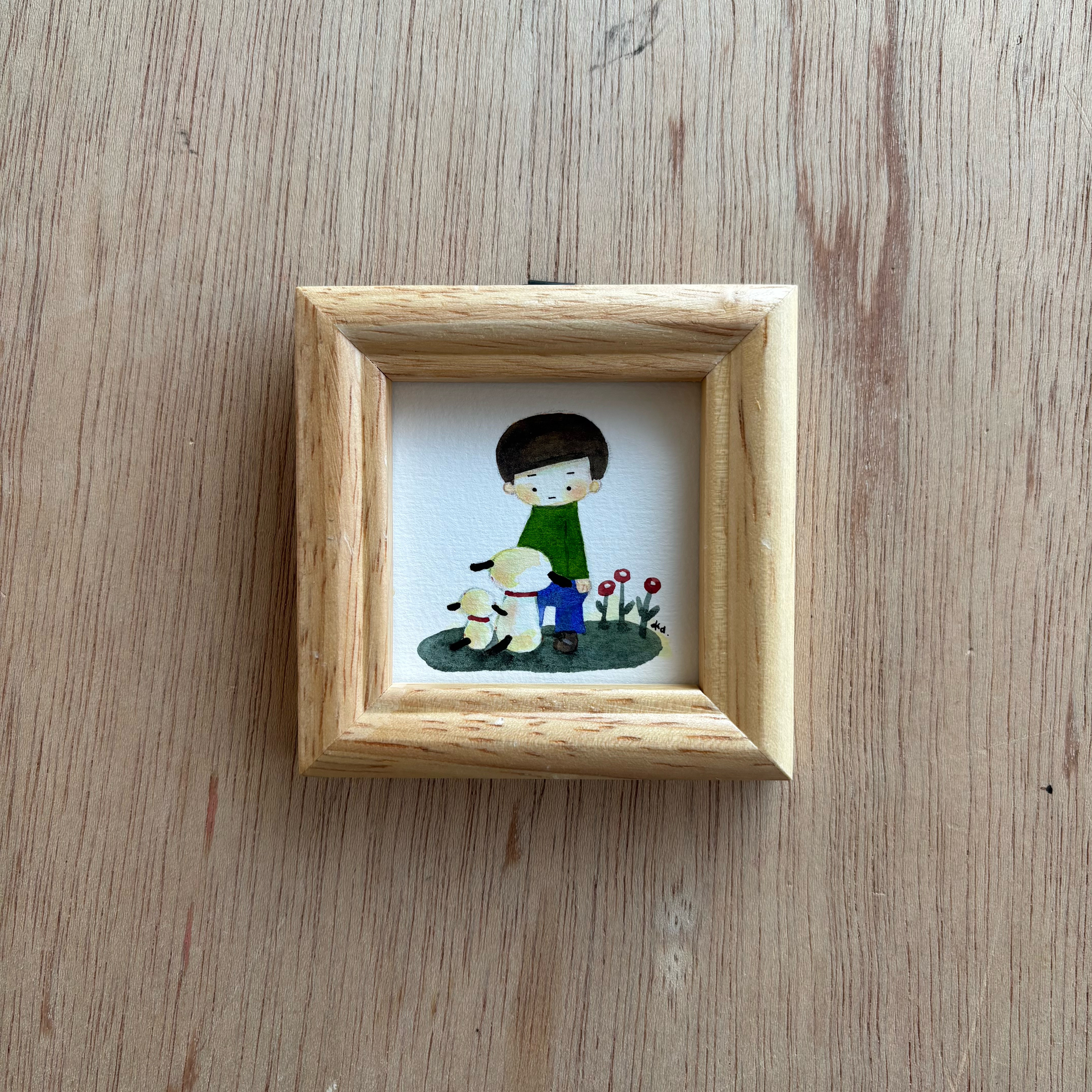 「ずっとずっとずっと」ミニ額　原画