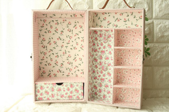 再販　リバティ生地使用　ドールクローゼット