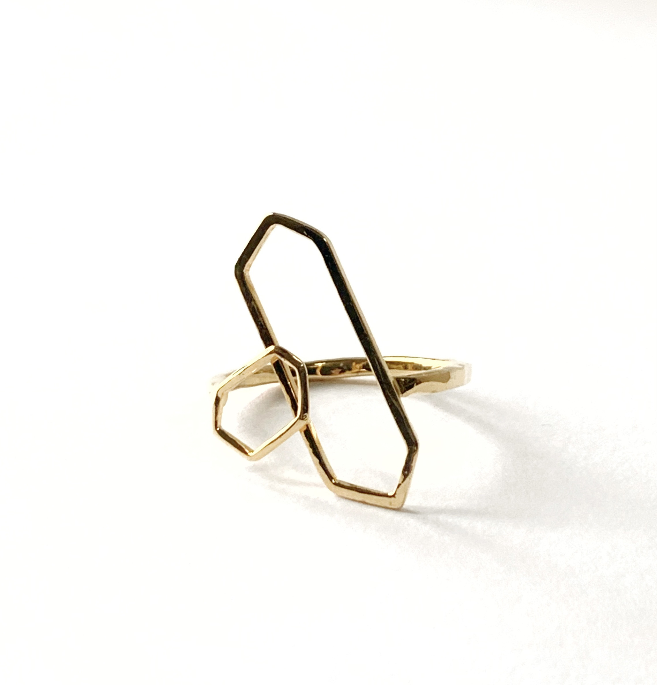 ダブルヘキサゴンリング(フリー)