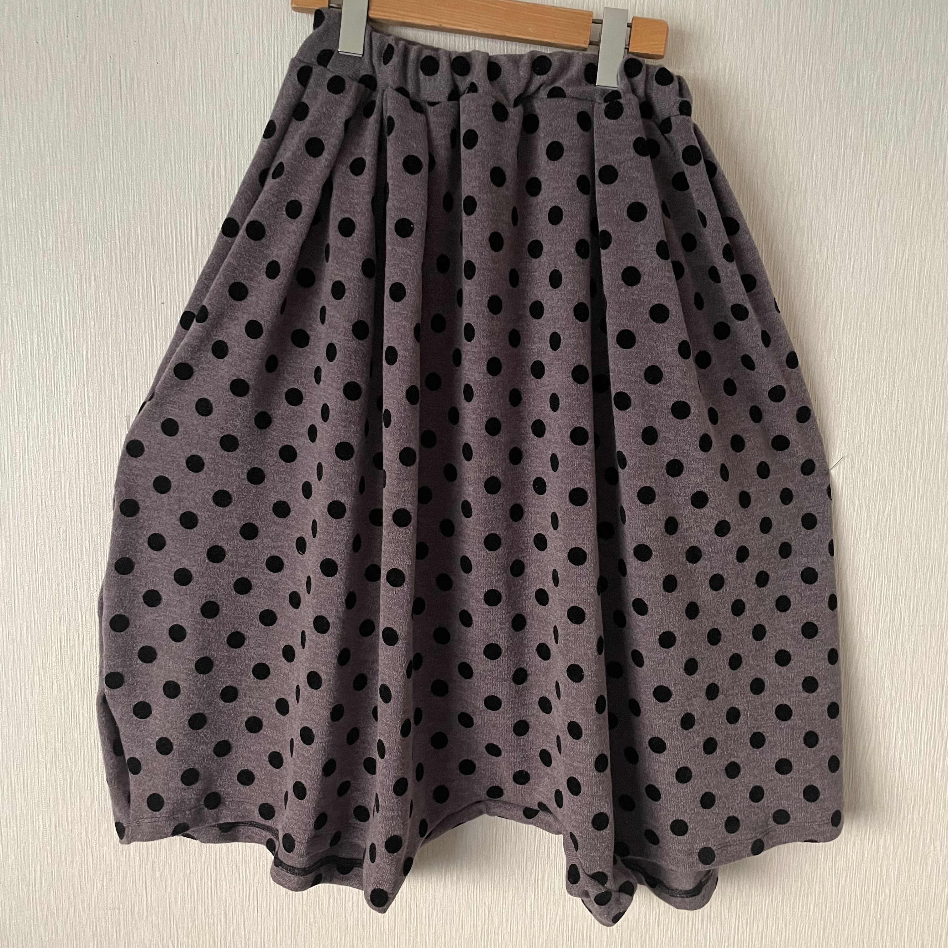 かぼちゃ水玉パンツ　ゆったりモカ黒Ｆ