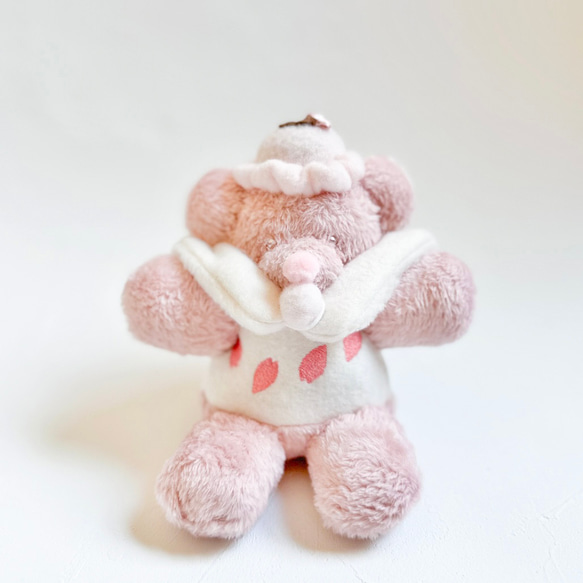 櫻花芭菲泰迪熊 | 春日色彩，手掌大小 第5張的照片