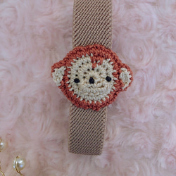 【送料無料】おさる　ランチベルト（縦バージョン） 1枚目の画像