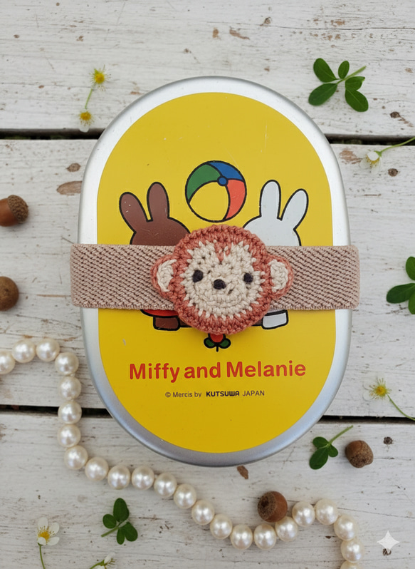 【送料無料】おさる　ランチベルト（横バージョン） 5枚目の画像