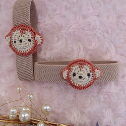 【送料無料】おさる　ランチベルト（横バージョン） 4枚目の画像