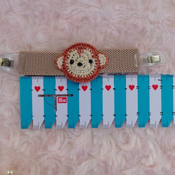 【送料無料】おさる　ランチベルト（横バージョン） 3枚目の画像