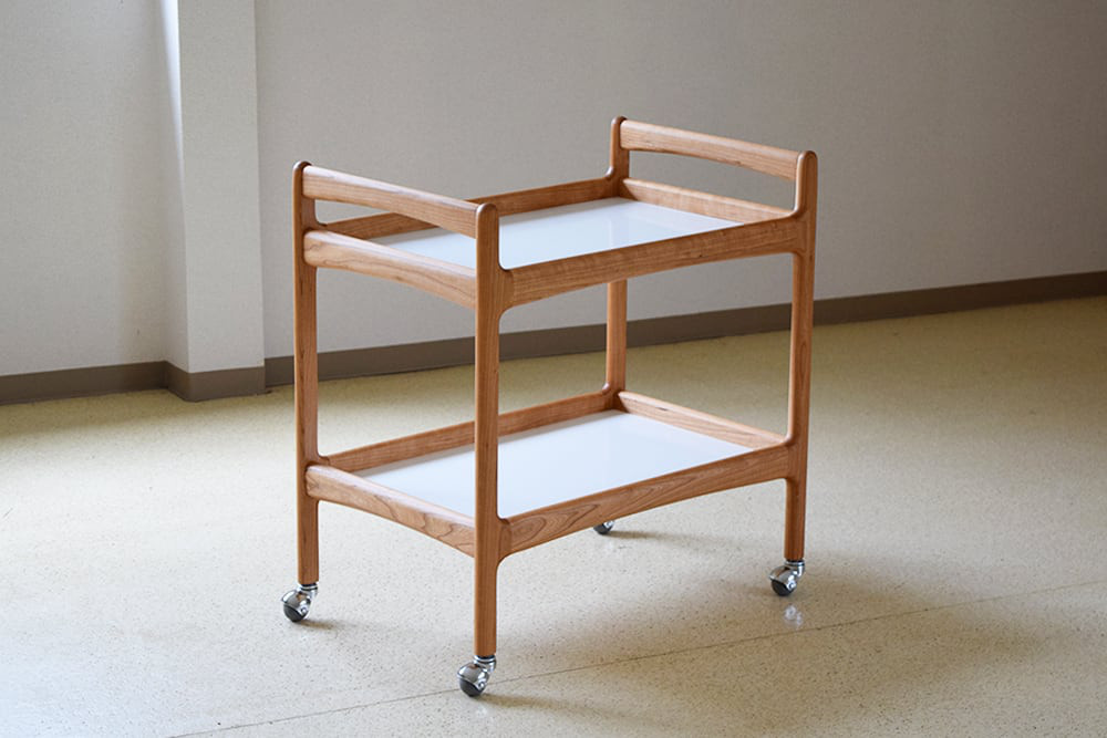 キッチンワゴン(ブラックチェリー)