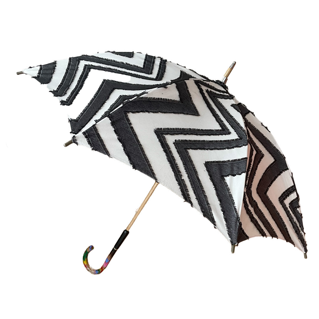 晴雨兼用傘/50cm　ZIGRA / Black