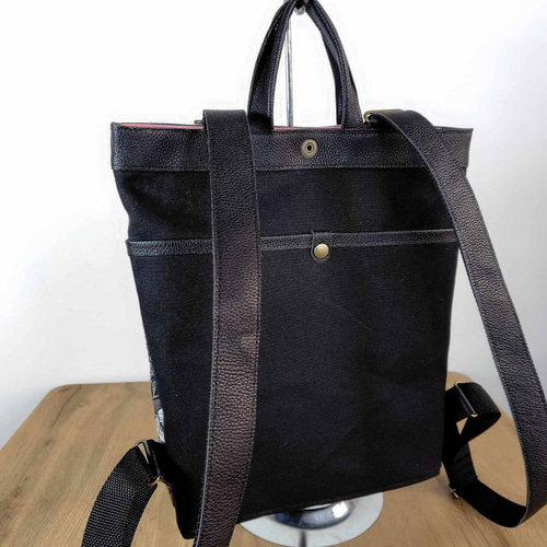 ミナペルホネン/2025rosyロージィーブラウン/牛革A4トートリュック牛革