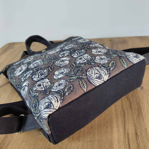 ミナペルホネン/2025rosyロージィーブラウン/牛革A4トートリュック牛革