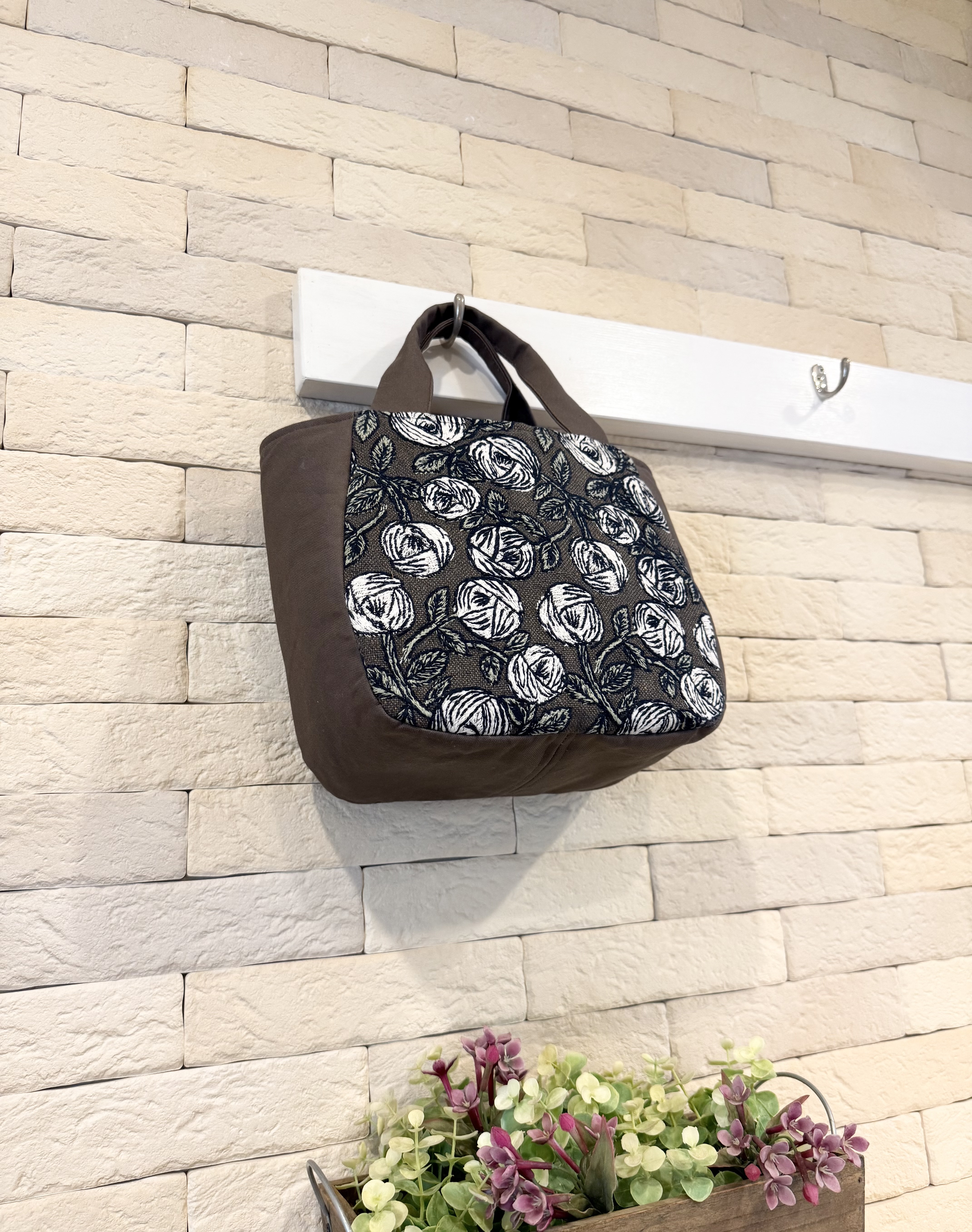 ラウンドトート✳︎ rosy