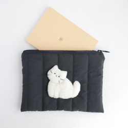 アンティークポストカード お人形を抱く愛らしい少女 H.Manuel P010